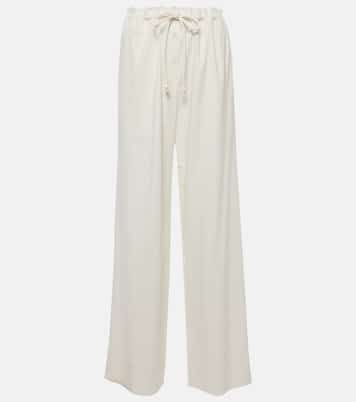 Pantaloni a gamba larga in misto lino | Proenza Schouler