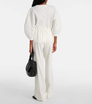 Pantaloni a gamba larga in misto lino | Proenza Schouler
