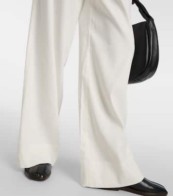 Pantaloni a gamba larga in misto lino | Proenza Schouler