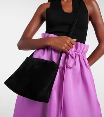 Borsa a tracolla Lina in suede | Khaite