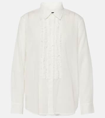 Camicia Nathael Ruffle in cotone | Nili Lotan