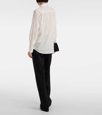 Camicia Nathael Ruffle in cotone | Nili Lotan