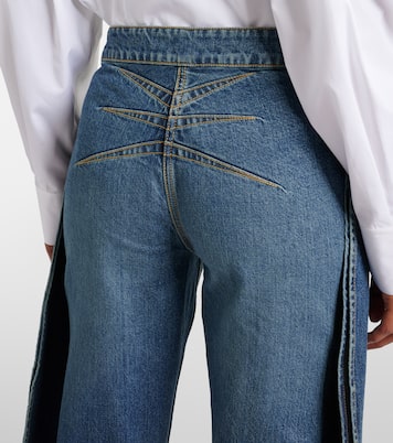 Jean barrel Petal à taille haute | Alaïa