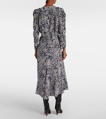 Zarga printed silk-blend blouse | Isabel Marant