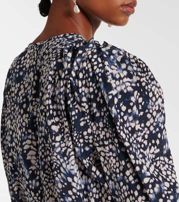 Zarga printed silk-blend blouse | Isabel Marant