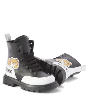 Bottines en cuir | Moschino Kids