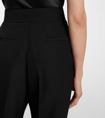 Pantalon ample à taille haute en laine | Erdem