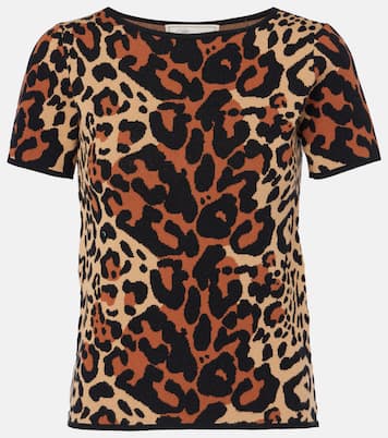 Shoert leopard-print top | Blumarine
