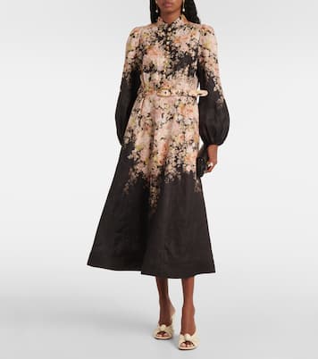 Midikleid aus Leinen | Zimmermann
