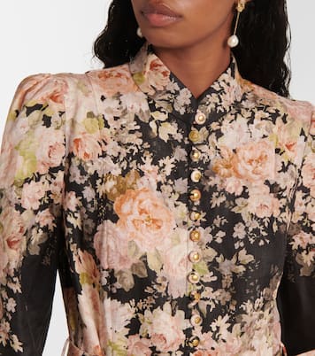 Midikleid aus Leinen | Zimmermann