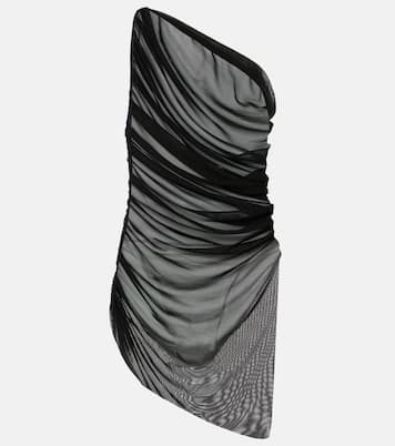 Diana Miro sheer mesh minidress | Norma Kamali