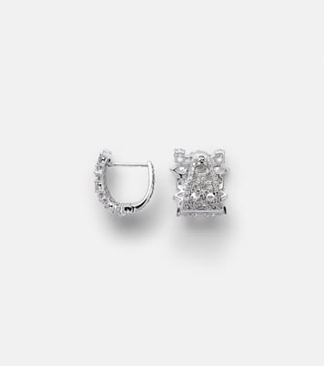 Orecchini Art Deco in oro bianco 18kt con diamanti | Kamyen