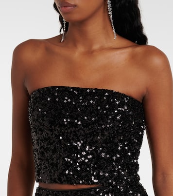 Top bandeau à sequins | Rotate