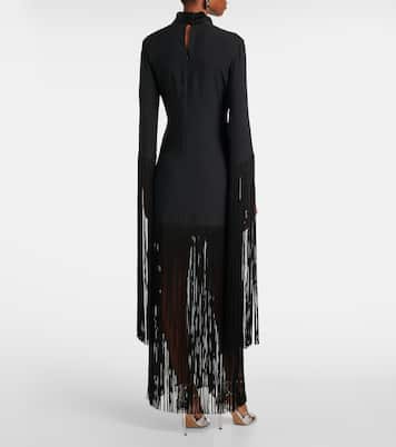 Chicago fringed crêpe minidress | Taller Marmo