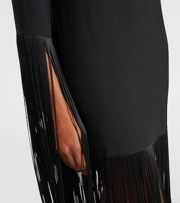 Chicago fringed crêpe minidress | Taller Marmo