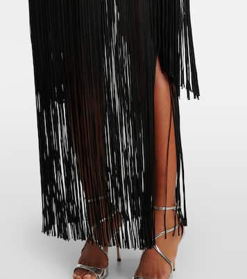 Chicago fringed crêpe minidress | Taller Marmo