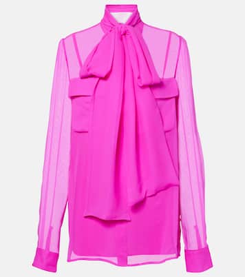 Blusa in georgette di seta | Costarellos