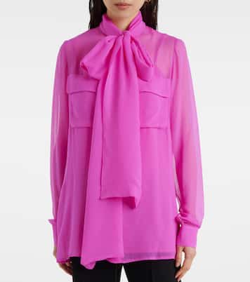 Blusa in georgette di seta | Costarellos