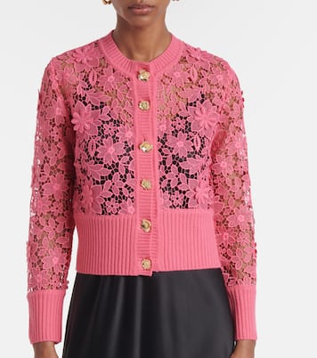 Cardigan brodé | Monique Lhuillier