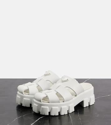 Platform fisherman sandals | Prada
