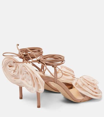 Sandales en cuir à fleurs | Magda Butrym