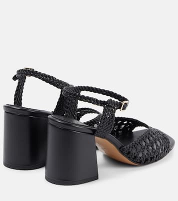 Capri woven leather sandals | Souliers Martinez