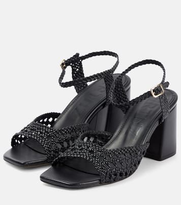 Capri woven leather sandals | Souliers Martinez