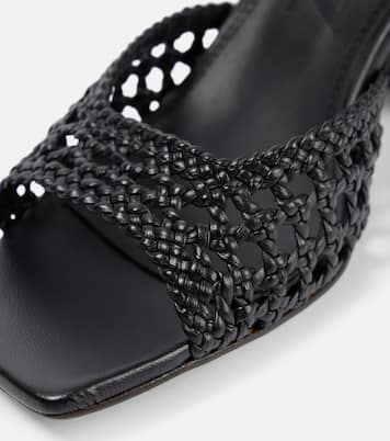 Capri woven leather sandals | Souliers Martinez