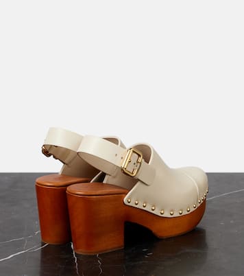 Clogs Jeannette aus Leder | Chloé