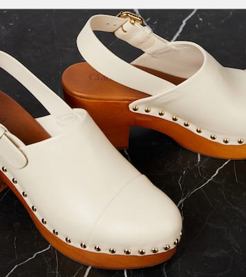 Clogs Jeannette aus Leder | Chloé