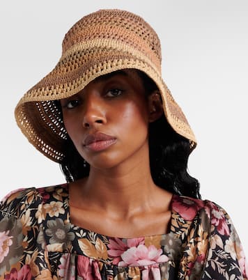 Chapeau bob Sunset en raphia | Chloé