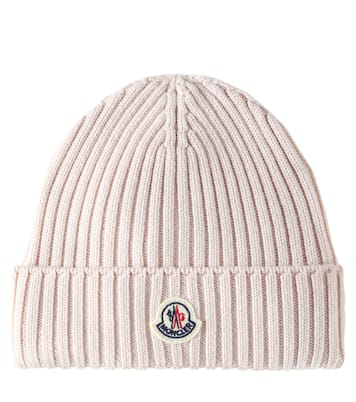 Ribbed-knit virgin wool beanie | Moncler Enfant