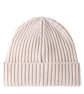 Ribbed-knit virgin wool beanie | Moncler Enfant