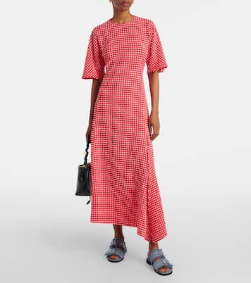 Mules en jean à franges  | Ganni
