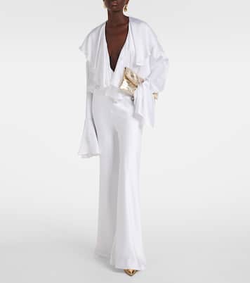 Ruffled bodysuit | Norma Kamali
