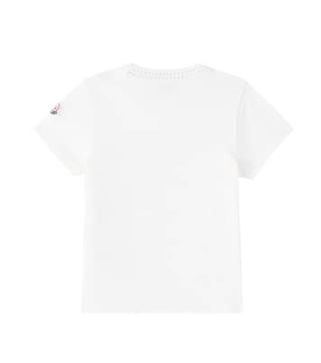 T-shirt en coton à crochet | Moncler Enfant