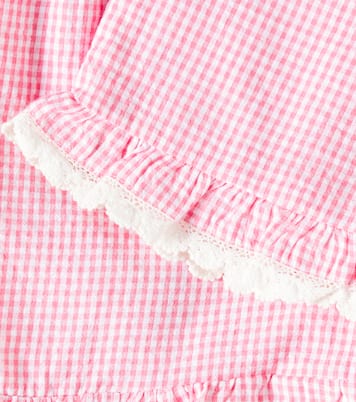 Short Vallaloid en coton à carreaux | Louise Misha