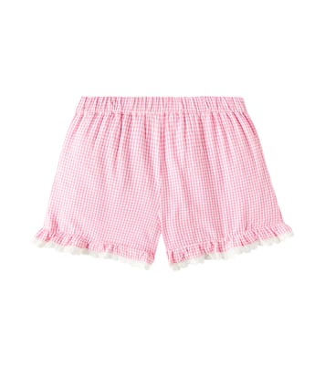 Short Vallaloid en coton à carreaux | Louise Misha