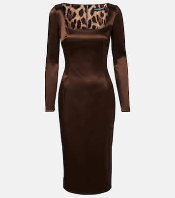 Abito midi in raso | Dolce&Gabbana