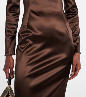 Abito midi in raso | Dolce&Gabbana