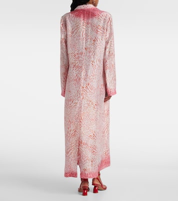Cappotto in seta con stampa | Dries Van Noten
