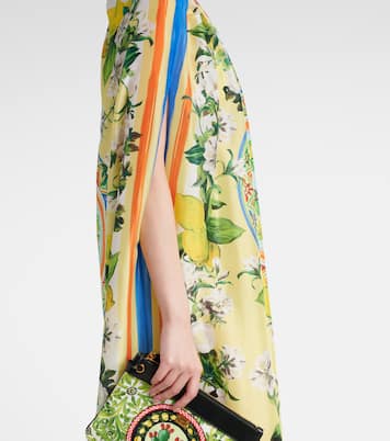 Printed silk cape | Dolce&Gabbana