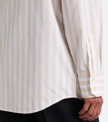 Camicia Cassandre in cotone a righe | Saint Laurent