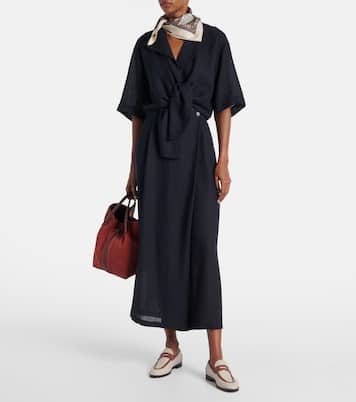 توب من كريب الكتّان Janet | Loro Piana