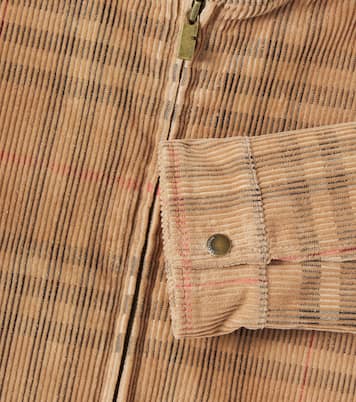 Burberry Check cotton corduroy jacket | Burberry Kids
