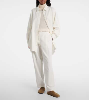 Luka cotton and cashmere shirt | The Row