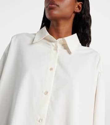 Luka cotton and cashmere shirt | The Row
