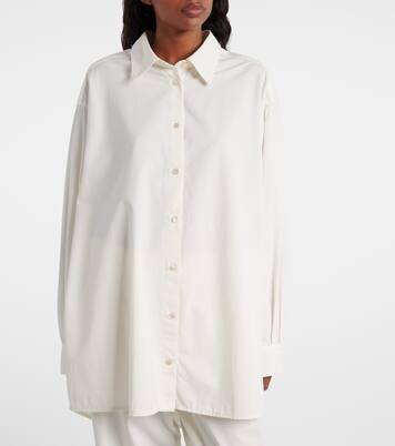 Luka cotton and cashmere shirt | The Row