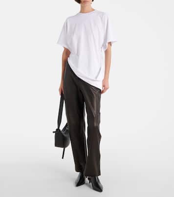 Keras asymmetric cotton-blend T-shirt | Sportmax