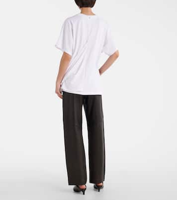 Keras asymmetric cotton-blend T-shirt | Sportmax